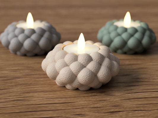 Moderner Bubble Teelicht Ständer