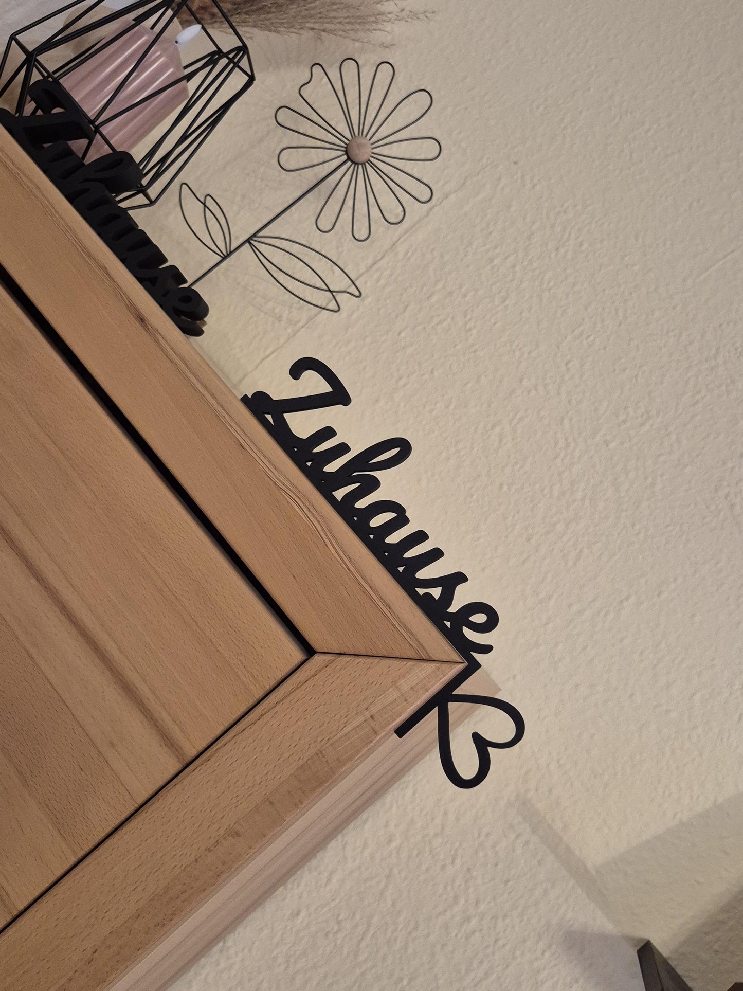 Türrahmen Deko "Zuhause" Tür Topper Dekoration für Zuhause | Türschmuck | Door Topper