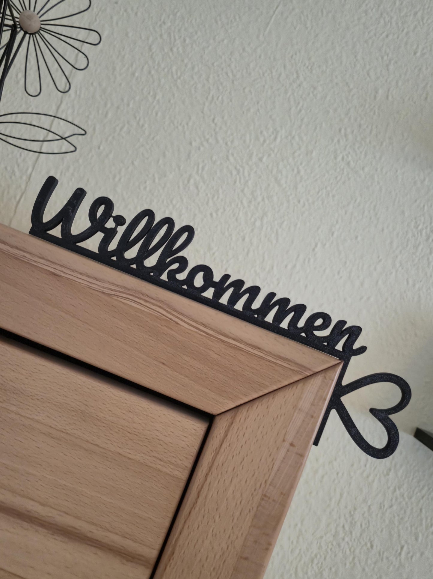 Willkommen Türschild Türrahmen Deko Tür Topper Dekoration für Zuhause | Türschmuck | Door Topper