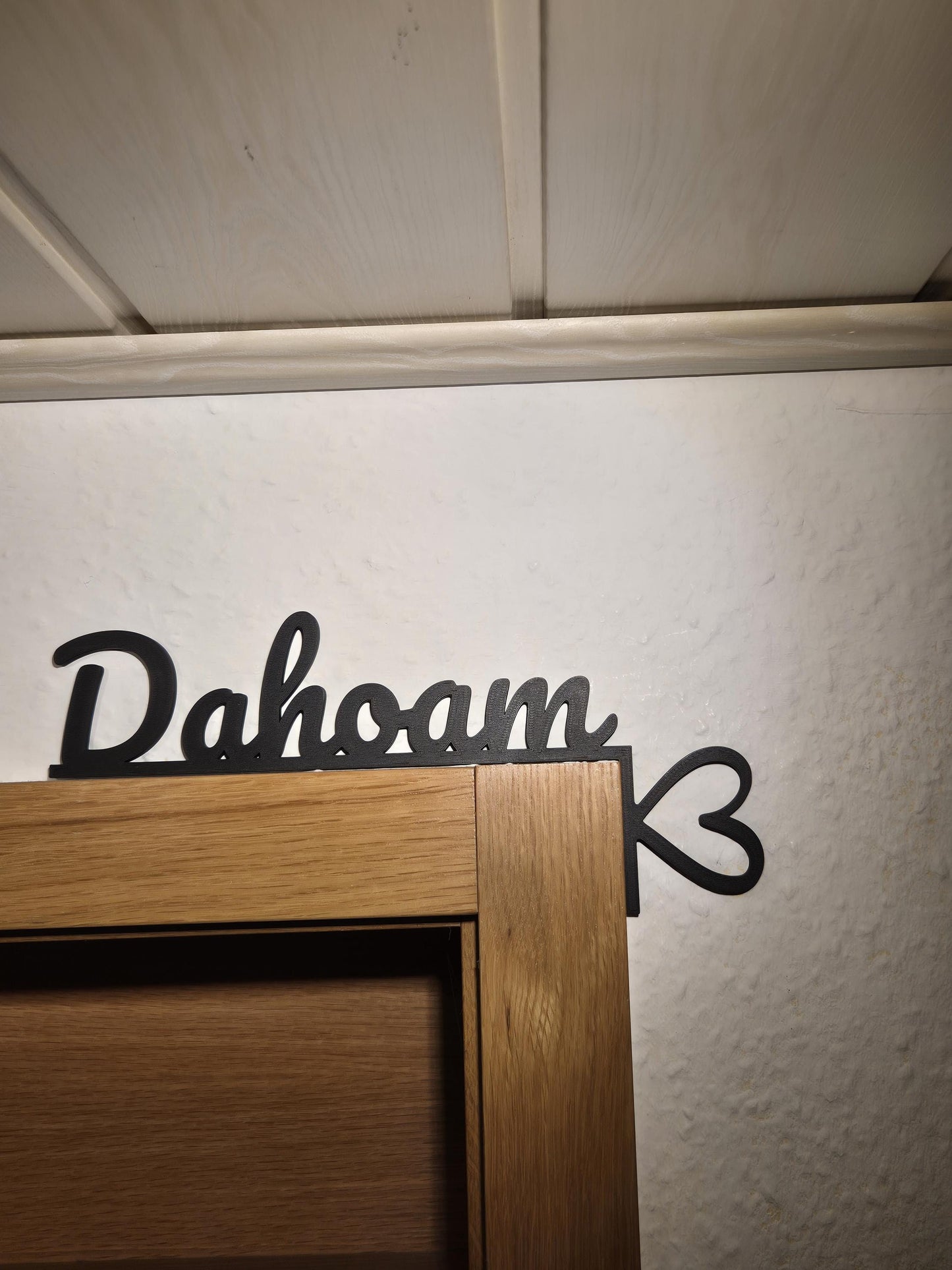 Türrahmen Deko "Dahoam" Tür Topper Dekoration für Zuhause | Türschmuck | Door Topper