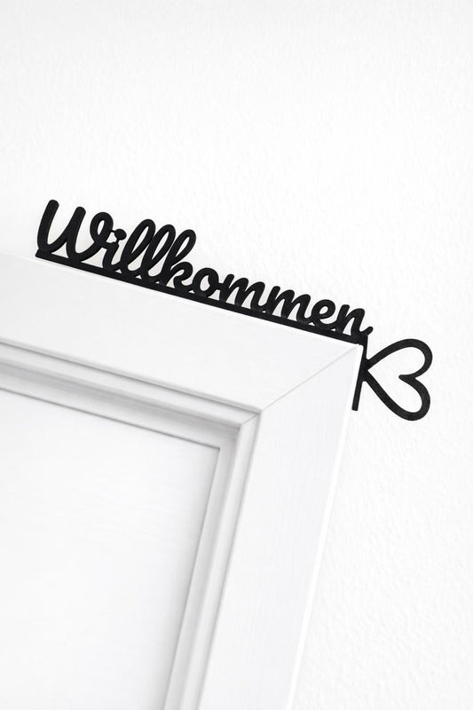 Willkommen Türschild Türrahmen Deko Tür Topper Dekoration für Zuhause | Türschmuck | Door Topper