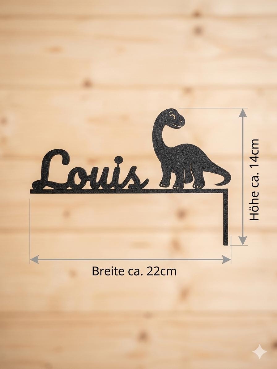 Kinderzimmer Türrahmen Deko mit Name | Personalisierbar | Geschenk für Kinder | Namensschild Türschild