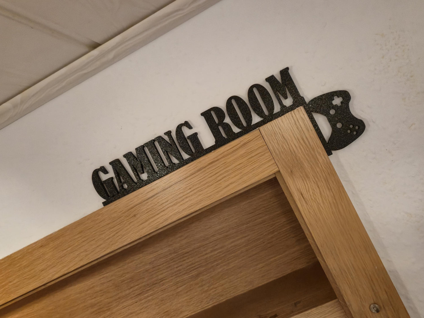 Türrahmen Deko "Gaming Room" • Gamer Zimmer Dekoration • Geschenk für Jungen und Jugendliche • Zocker Raum Dekoration • Streaming Deko