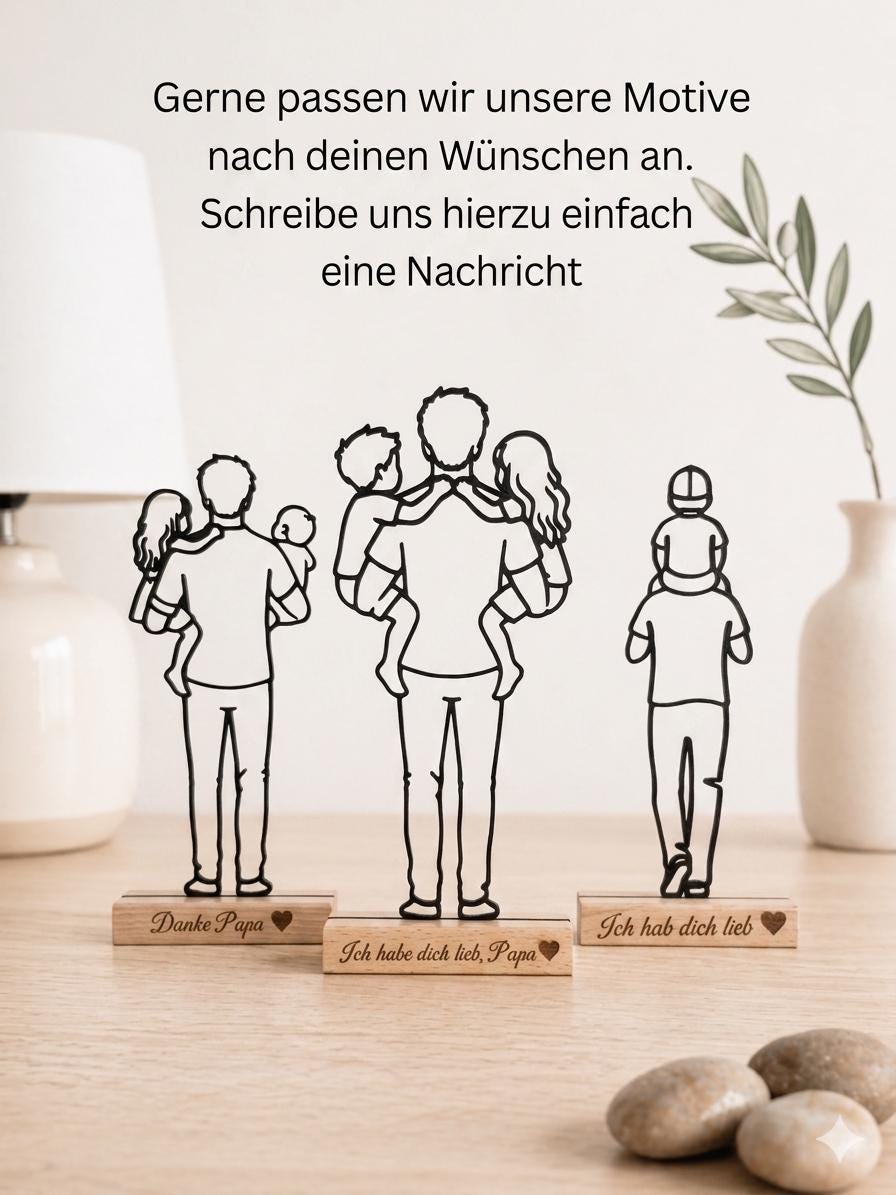 Hochzeitsgeschenk personalisiert mit Gravur | Brautpaar Deko Aufsteller aus Holz & 3D Druck | Just Married Geschenk zur Hochzeit
